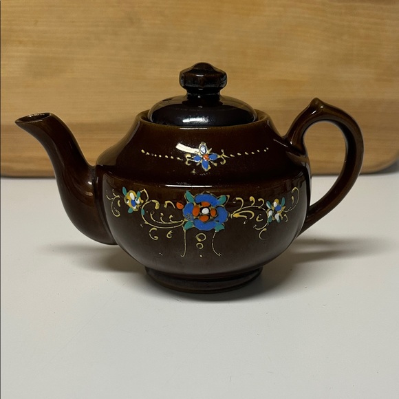 Other - Vintage Japanese Redware Moriage Teapot